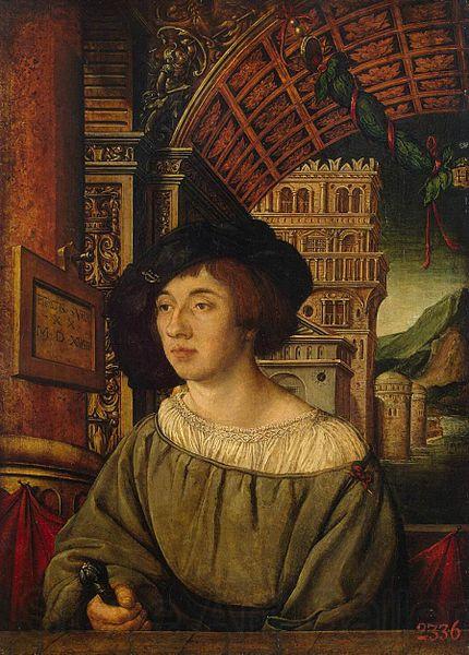 Ambrosius Holbein Portrait of a Young Man